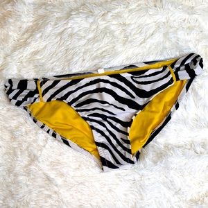 Target Black White Zebra Bikini Bottoms Size Large